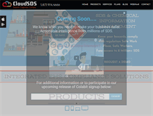 Tablet Screenshot of cloudsds.com